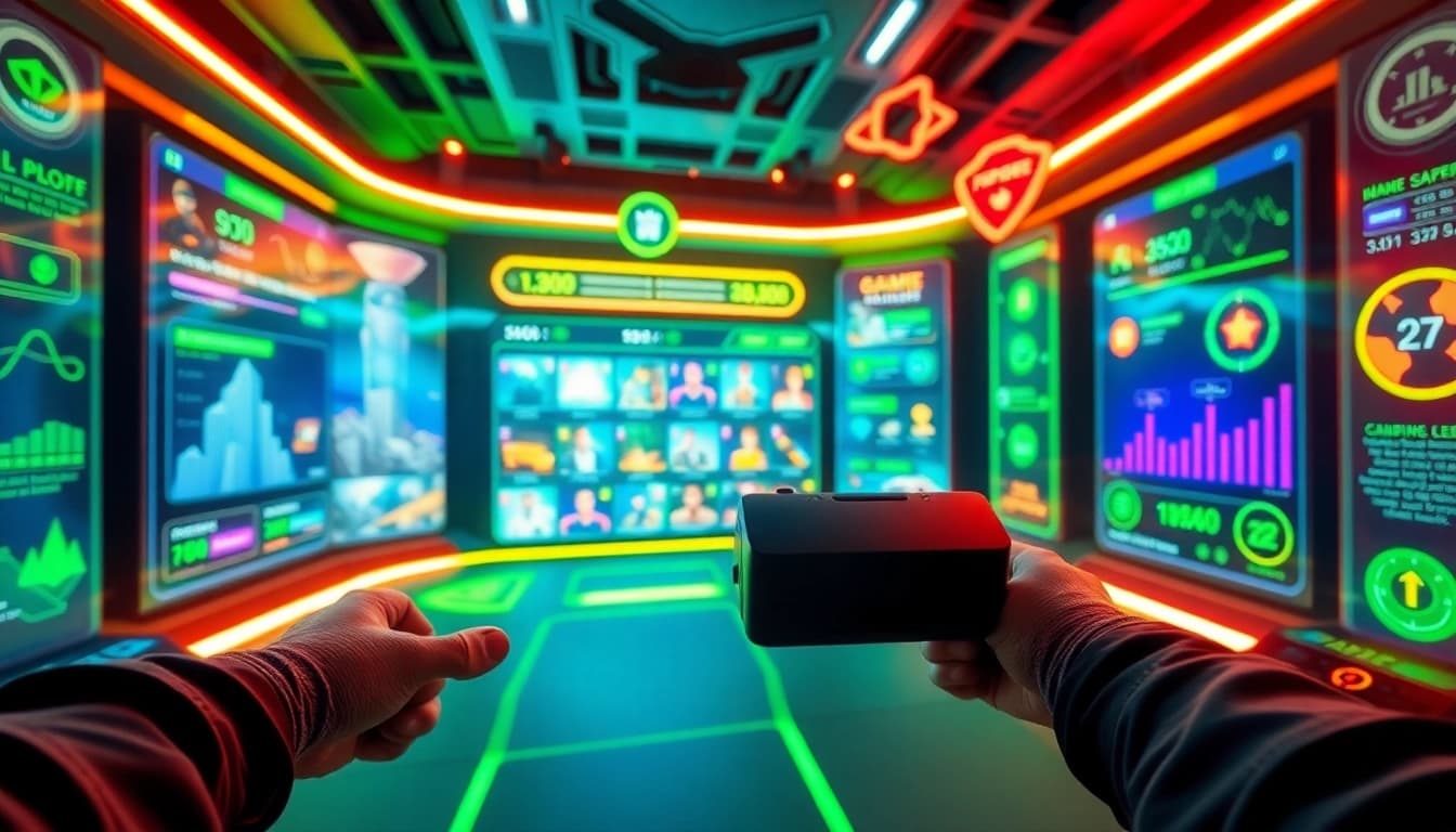 Experience the power of gamification technology in an engaging gaming interface.