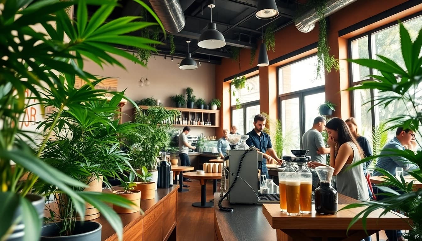 Savourez votre café dans le Cannabis Coffee Shop Madrid, un endroit accueillant et chaleureux.