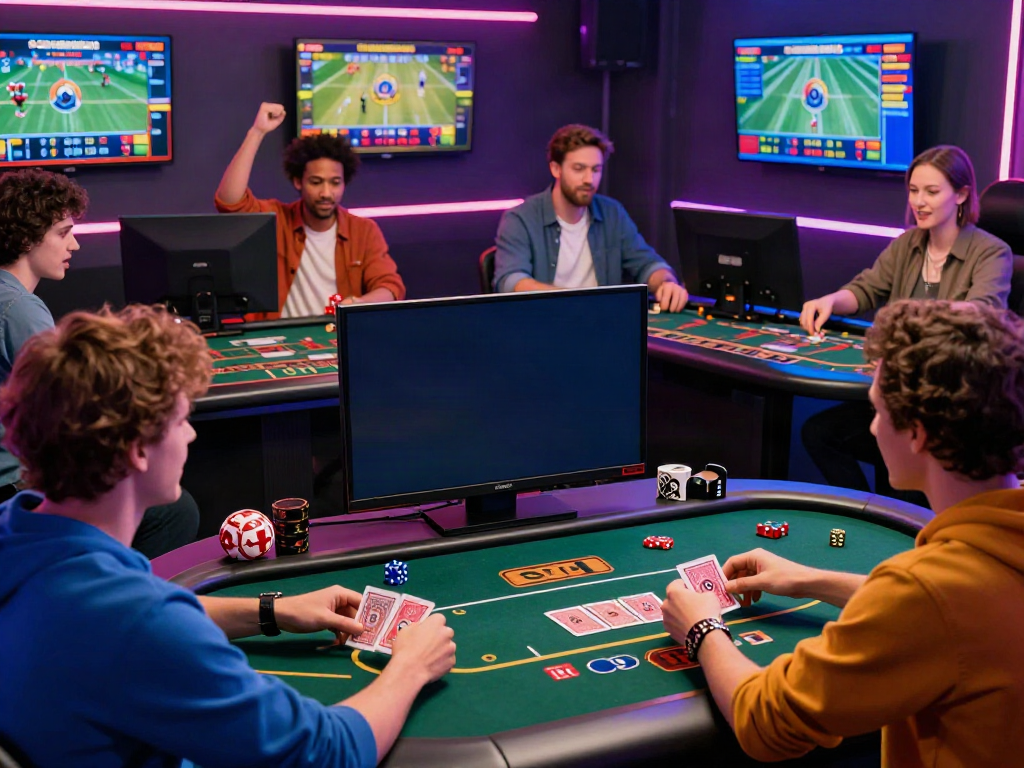 Exciting online gaming experience at TX88 with players enjoying sports betting and casino games.