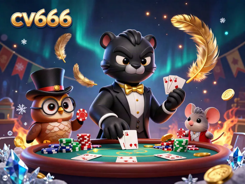 Experience thrilling gameplay with cv666's stylish characters, elegant cards, and vibrant casino atmosphere.