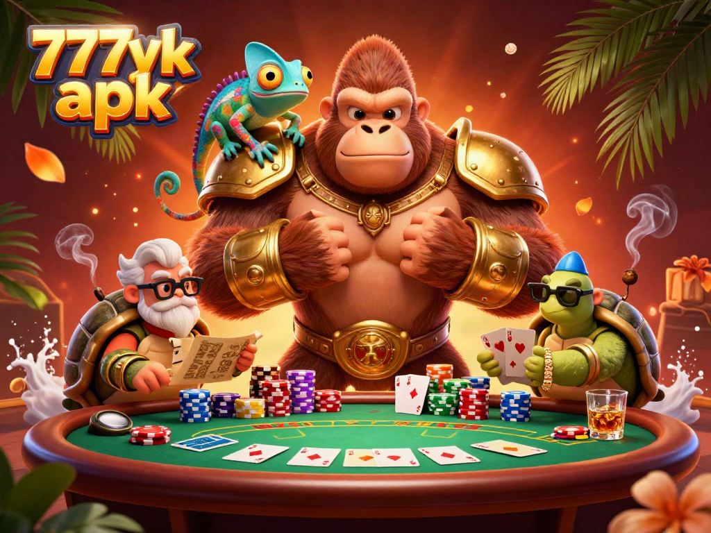 Explore the exciting gaming world of 777yk apk with vibrant characters and rich casino elements.