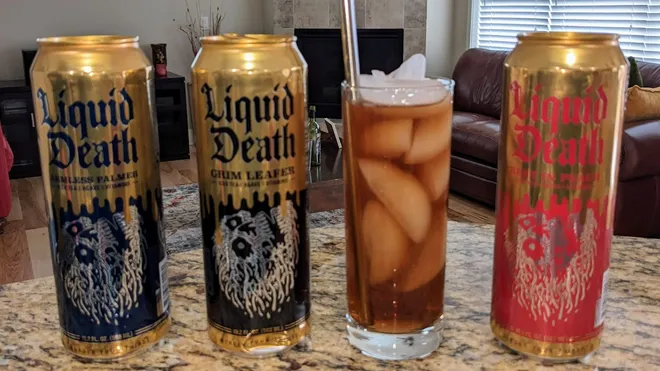 liquid death rest in peach