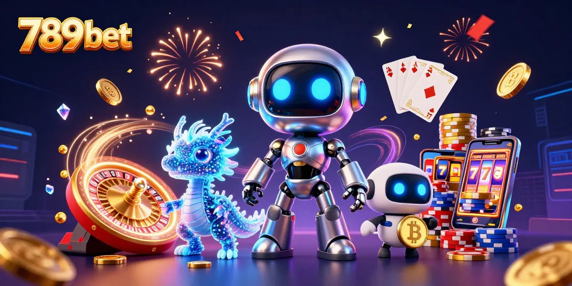 Experience the excitement of 789 bet with vibrant casino elements and engaging characters.