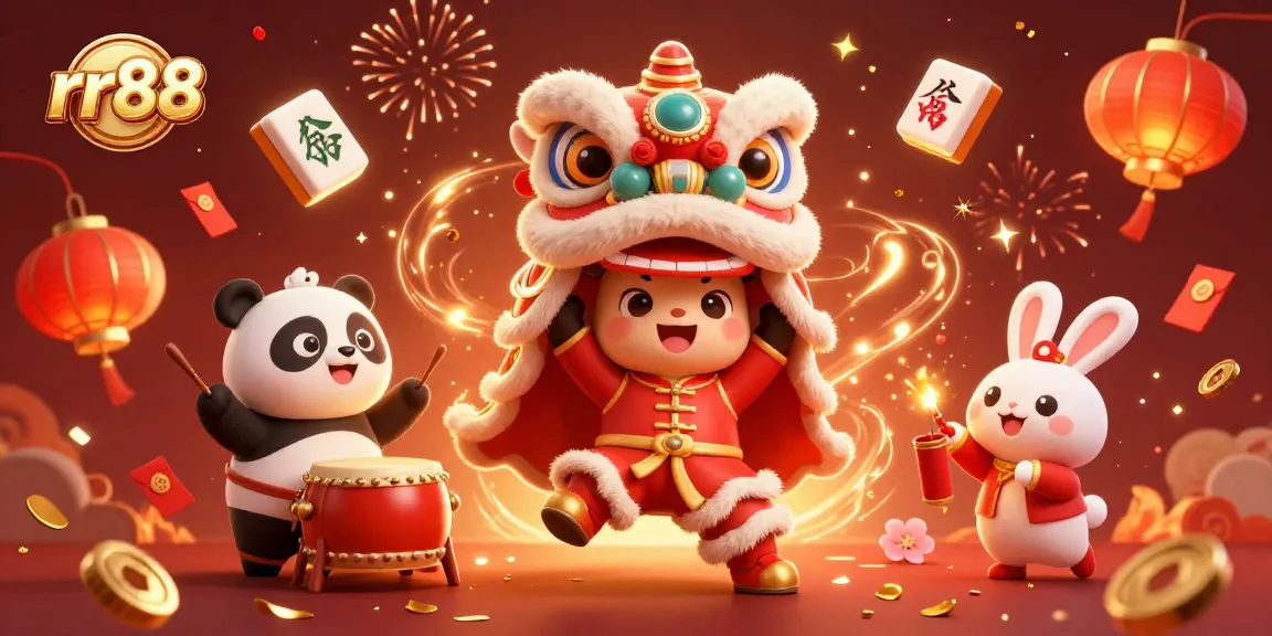Join the celebration at rr88 with exciting games, firecrackers, and festive characters!